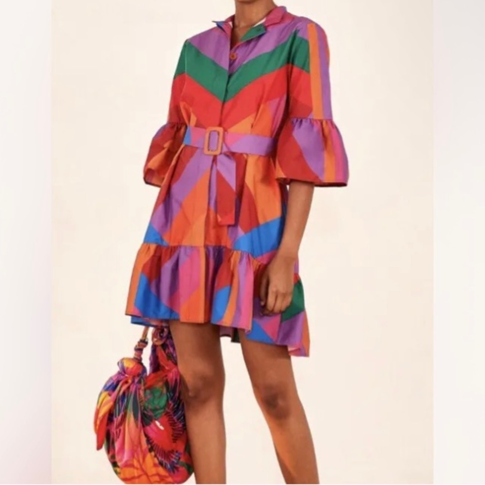 Farm Rio Dress. Size S - Picture 2 of 3